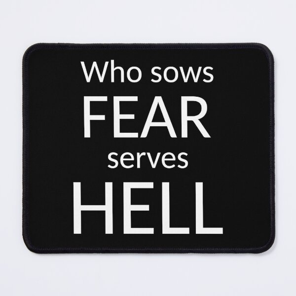 Item preview, Who sows fear serves hell_V1A designed and sold by ART-OF-ORION.