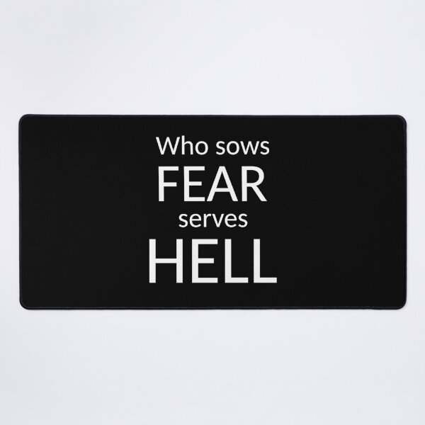 Item preview, Who sows fear serves hell_V1A designed and sold by ART-OF-ORION.