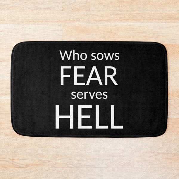 Item preview, Who sows fear serves hell_V1A designed and sold by ART-OF-ORION.