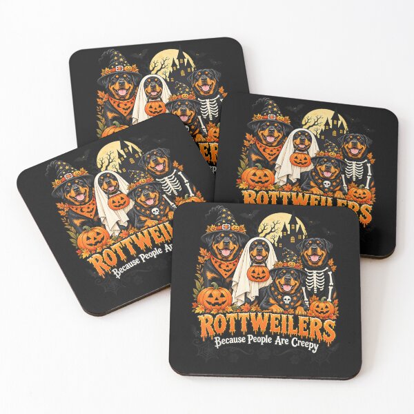 Item preview, Rottweilers Because People are Creepy Halloween Dog Costume designed and sold by leevekaArt.