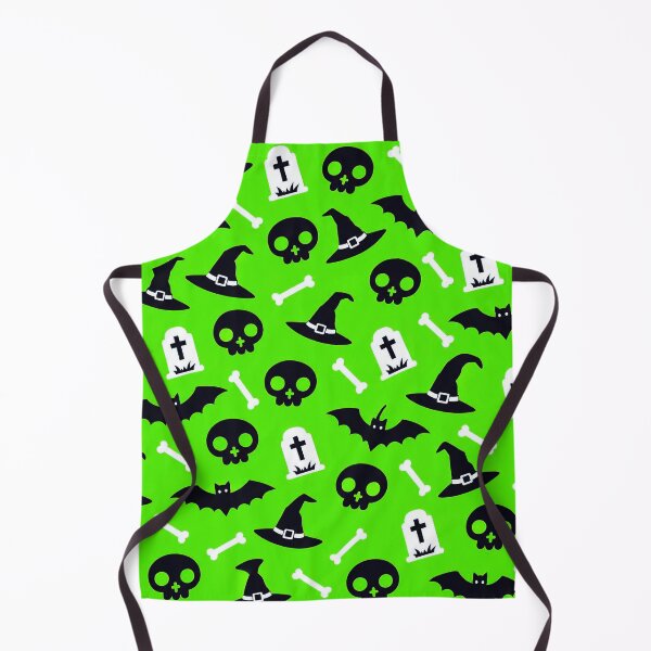 Item preview, Spooky Halloween Skull, Witch Hat & Bat Pattern designed and sold by IMuDesigner.