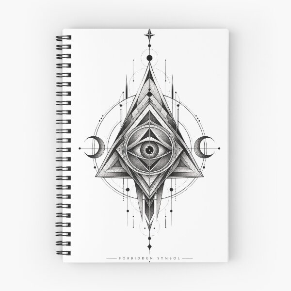 Item preview, Forbidden Symbol | Geometric Eye Emblem designed and sold by rigelcreation.