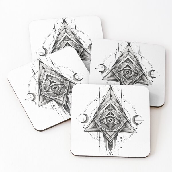 Item preview, Forbidden Symbol | Geometric Eye Emblem designed and sold by rigelcreation.