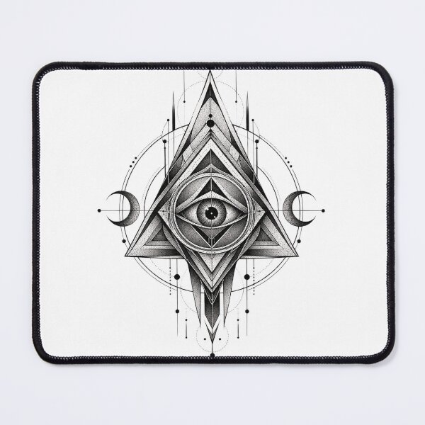 Item preview, Forbidden Symbol | Geometric Eye Emblem designed and sold by rigelcreation.