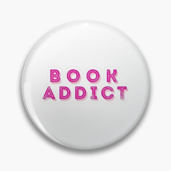 Item preview, Book Addict designed and sold by The Lavender Archive.
