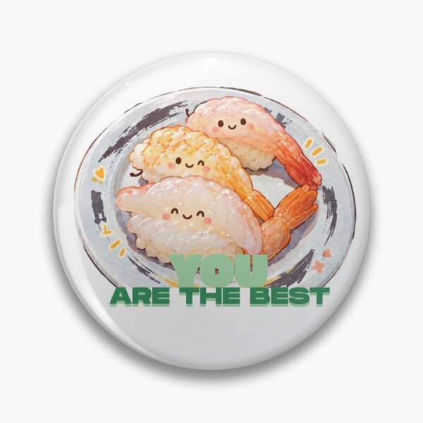 Item preview, Prawn Sushi Happy Face designed and sold by HappySmile123.