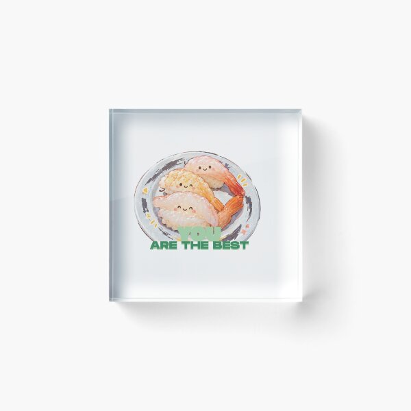 Item preview, Prawn Sushi Happy Face designed and sold by HappySmile123.
