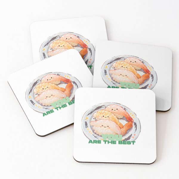 Item preview, Prawn Sushi Happy Face designed and sold by HappySmile123.