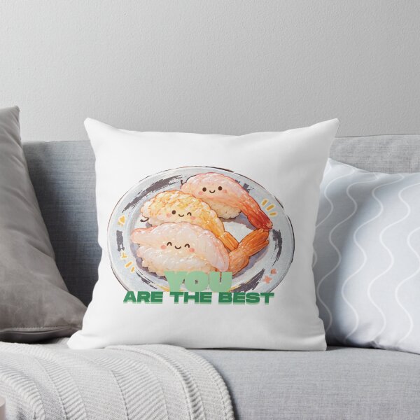 Item preview, Prawn Sushi Happy Face designed and sold by HappySmile123.