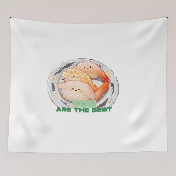 Item preview, Prawn Sushi Happy Face designed and sold by HappySmile123.