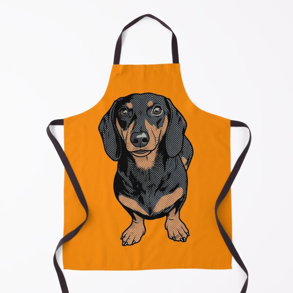 Item preview, Pop Art Black and Tan Dachshund Dog Comic Graphic designed and sold by Terry Bain.