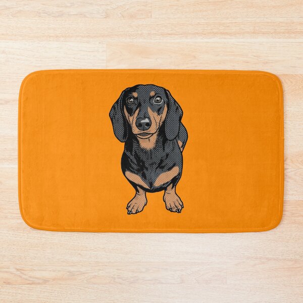 Item preview, Pop Art Black and Tan Dachshund Dog Comic Graphic designed and sold by Terry Bain.