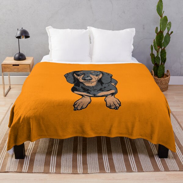 Item preview, Pop Art Black and Tan Dachshund Dog Comic Graphic designed and sold by Terry Bain.