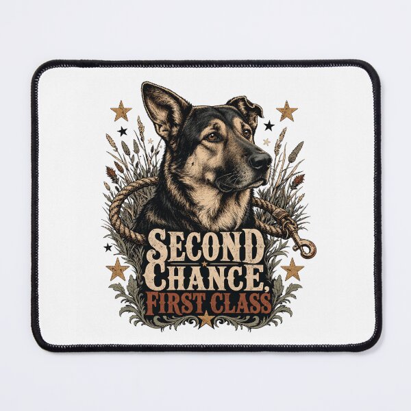 Item preview, Second Chance First Class Shepherd Mix designed and sold by JoyfullyOffbeat.