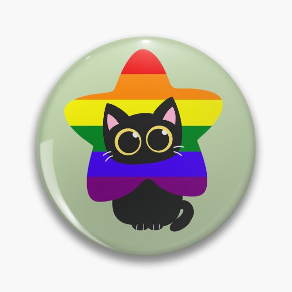 Item preview, LGBT cat sticker designed and sold by aikosketches.