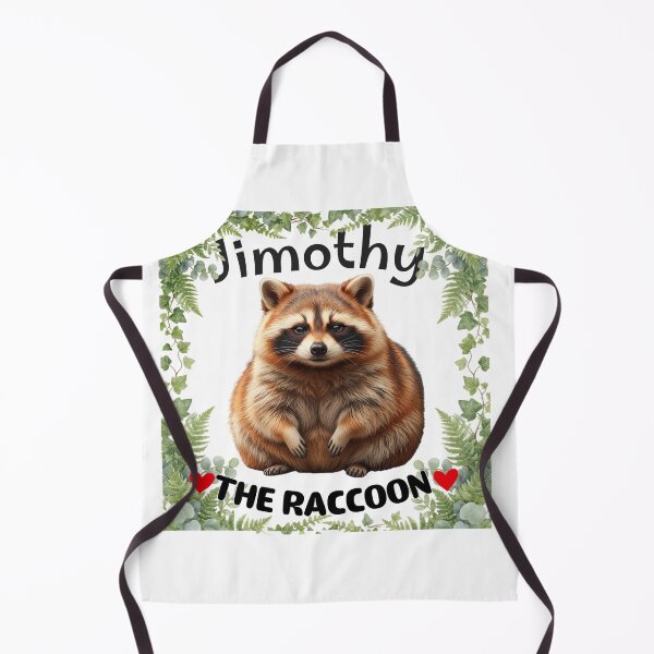 Item preview, Jimothy Raccoon Viral Sitting on Porch, Cute Chunky Wildlife Animal, Autumn Cottagecore Art designed and sold by Yourt-shirtyou.