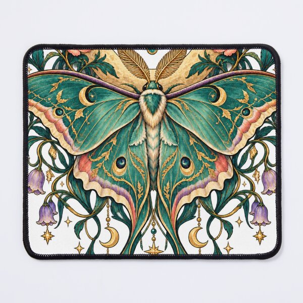 Item preview, Celestial Luna Moth Moon Garden designed and sold by MaBaker202.