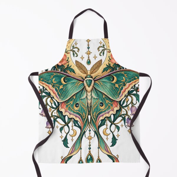 Item preview, Celestial Luna Moth Moon Garden designed and sold by MaBaker202.