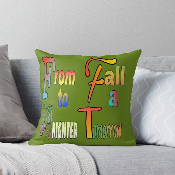 Item preview, From Fall to a Brighter Tomorrow Motivational Typography Art designed and sold by iceberg5000000.