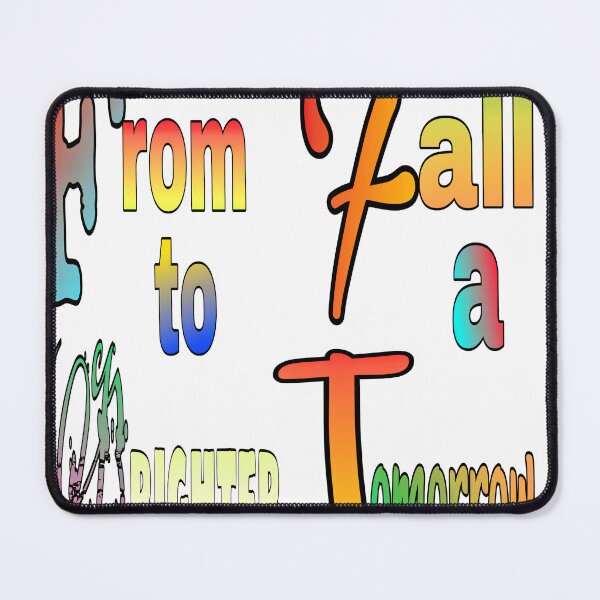 Item preview, From Fall to a Brighter Tomorrow Motivational Typography Art designed and sold by iceberg5000000.