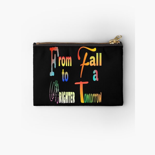 Item preview, From Fall to a Brighter Tomorrow Motivational Typography Art designed and sold by iceberg5000000.
