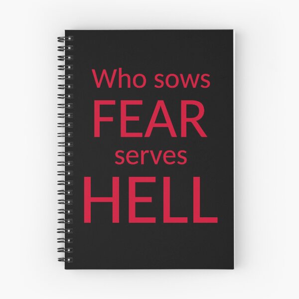 Item preview, Who sows fear serves hell_V1B designed and sold by ART-OF-ORION.