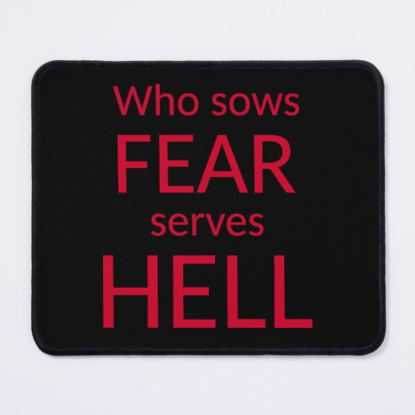 Item preview, Who sows fear serves hell_V1B designed and sold by ART-OF-ORION.