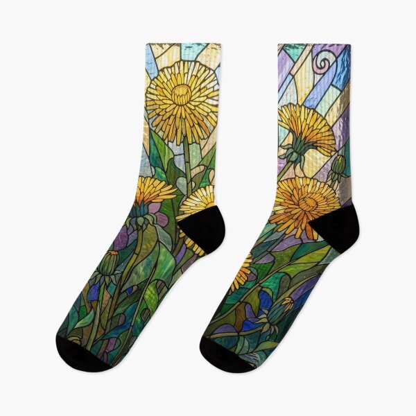 Item preview, Stained Glass Dandelions designed and sold by Tridentulus.