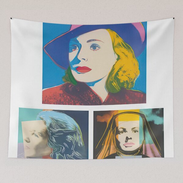 Item preview, Ingrid Bergman (complete set) - Signed Print by Andy Warhol designed and sold by stevengrossman.