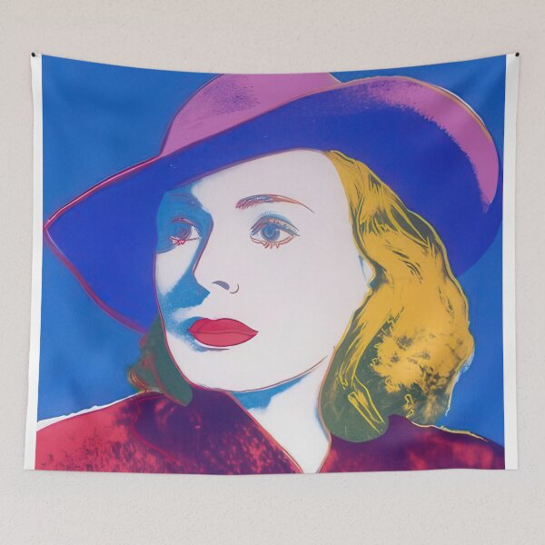 Item preview, Ingrid Bergman With Hat (F. & S. II.315) - Signed Print by Andy Warhol designed and sold by stevengrossman.
