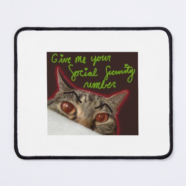 Item preview, GIVE ME YOUR SOCIAL SECURITY NUMBER designed and sold by BlueBeetle_5.