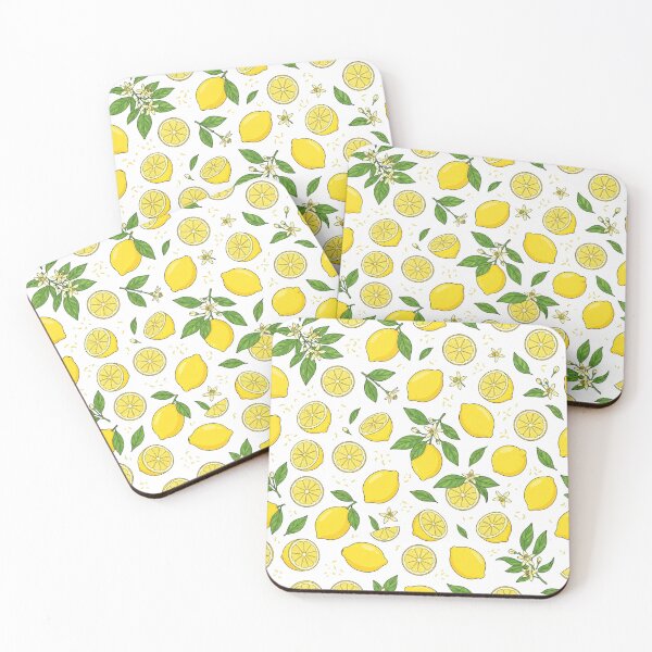Item preview, Fresh Juicy Yellow Lemons Pattern designed and sold by Owcomm.