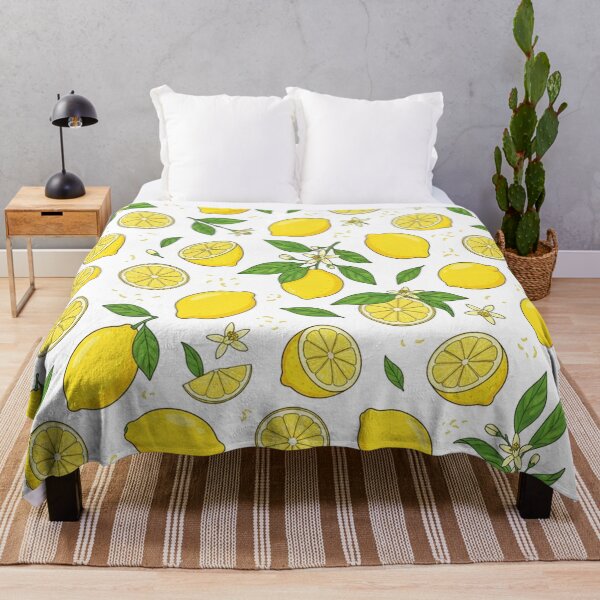 Item preview, Fresh Juicy Yellow Lemons Pattern designed and sold by Owcomm.