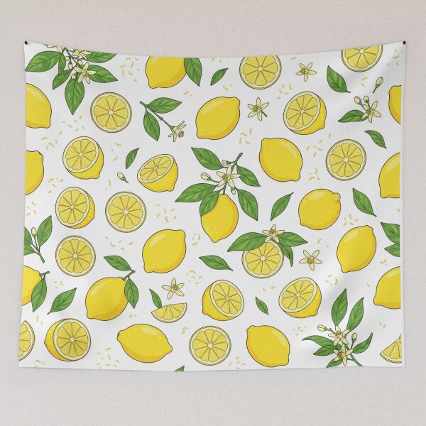 Item preview, Fresh Juicy Yellow Lemons Pattern designed and sold by Owcomm.