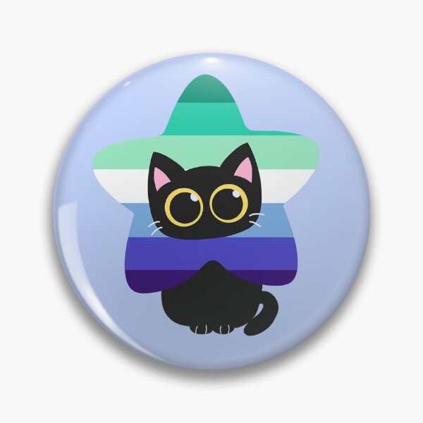 Item preview, gay flag cat sticker designed and sold by aikosketches.