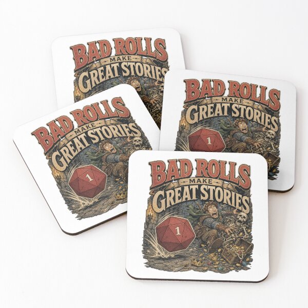 Item preview, Bad Rolls Make Great Stories designed and sold by Alt-Art-Digital.