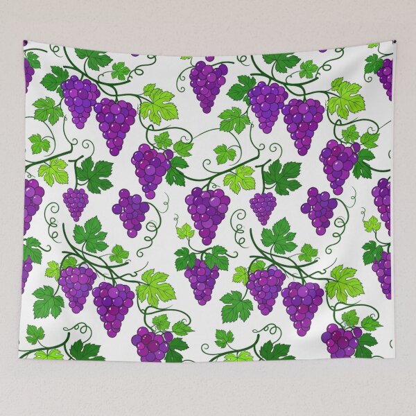 Item preview, Vibrant Purple Grapes Pattern designed and sold by Owcomm.
