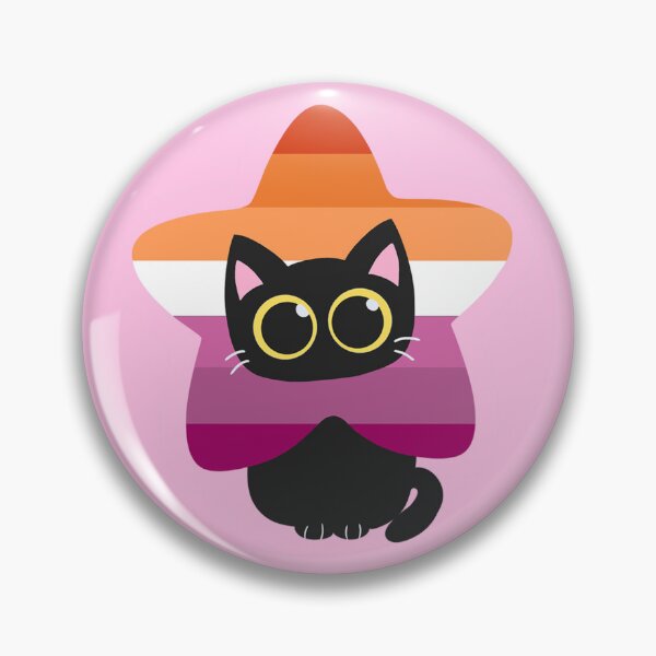 Item preview, Lesbian Flag cat designed and sold by aikosketches.
