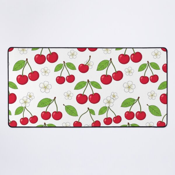 Item preview, Cute Red Cherry Fruit Botanical Pattern designed and sold by Owcomm.