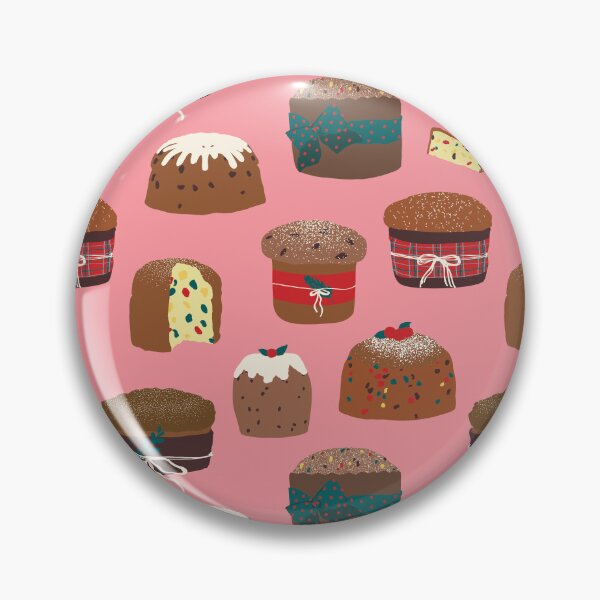 Item preview, Italian Christmas Panettone Cakes in Candy Pink designed and sold by YesterdayColl.