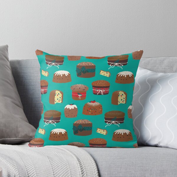 Item preview, Italian Christmas Panettone Cakes in Maximalist Mint designed and sold by YesterdayColl.