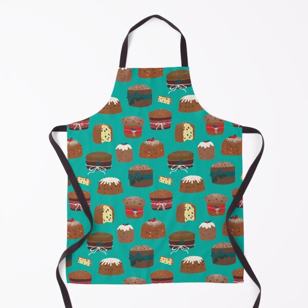 Item preview, Italian Christmas Panettone Cakes in Maximalist Mint designed and sold by YesterdayColl.