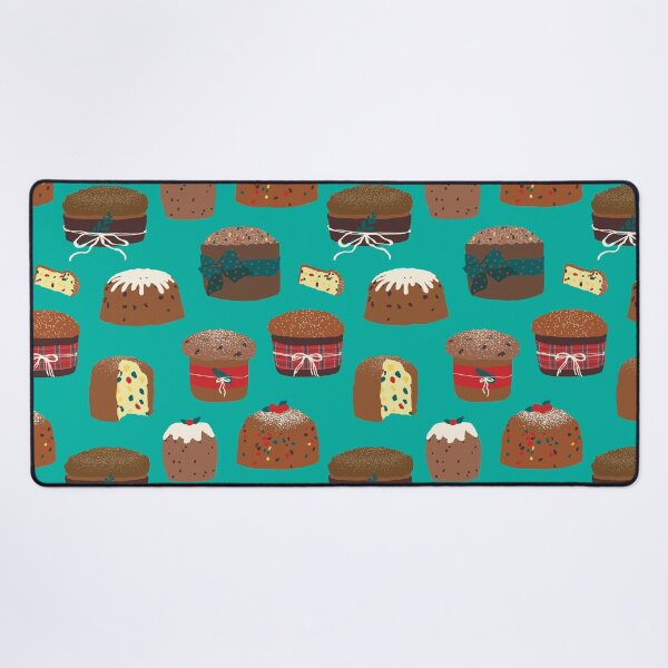 Item preview, Italian Christmas Panettone Cakes in Maximalist Mint designed and sold by YesterdayColl.