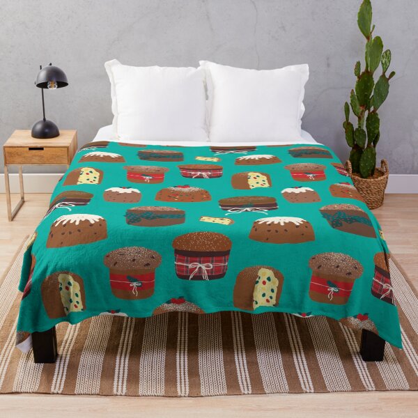 Item preview, Italian Christmas Panettone Cakes in Maximalist Mint designed and sold by YesterdayColl.