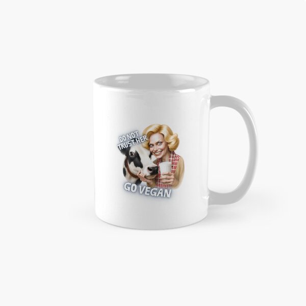 Item preview, Cow: Do Not Trust Her | Go vegan. designed and sold by theethicwhisper.