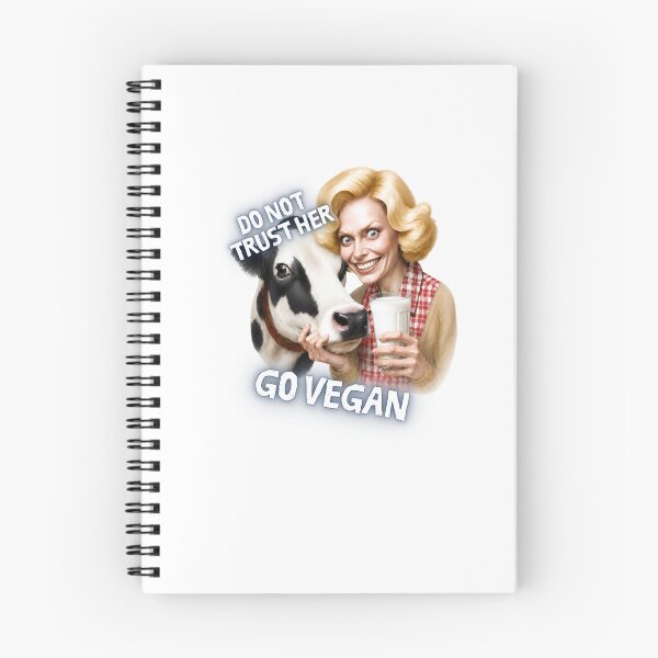 Item preview, Cow: Do Not Trust Her | Go vegan. designed and sold by theethicwhisper.