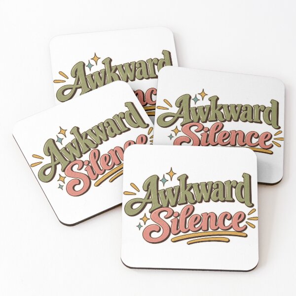 Item preview, Awkward Silence Funny Quote designed and sold by SimsimahLaughs.