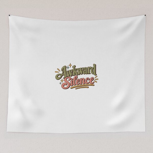 Item preview, Awkward Silence Funny Quote designed and sold by SimsimahLaughs.