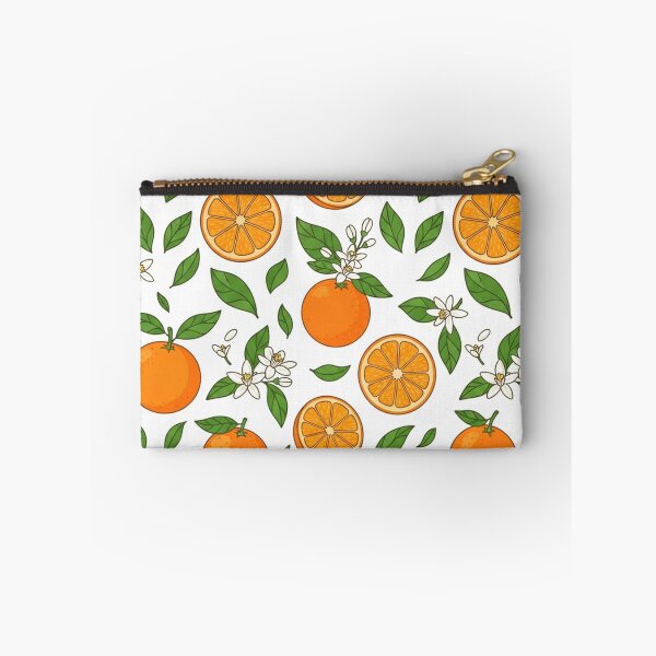 Item preview, Vibrant Orange Fruit and Blossoms Pattern    designed and sold by Owcomm.