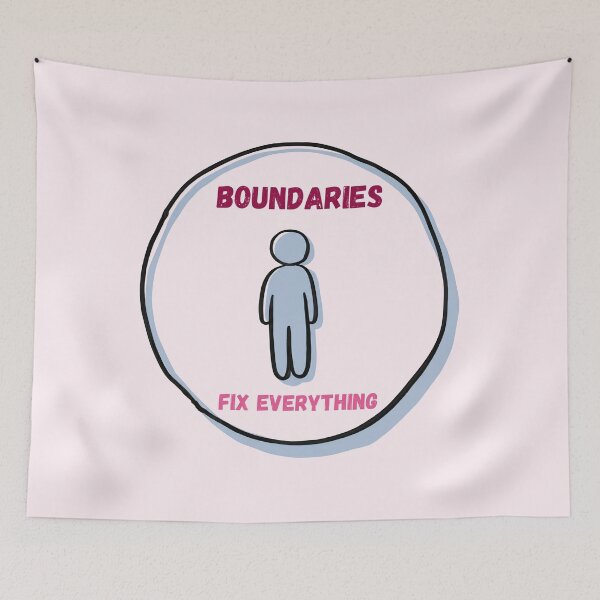 Item preview, Boundaries Fix Everything designed and sold by fadilow.